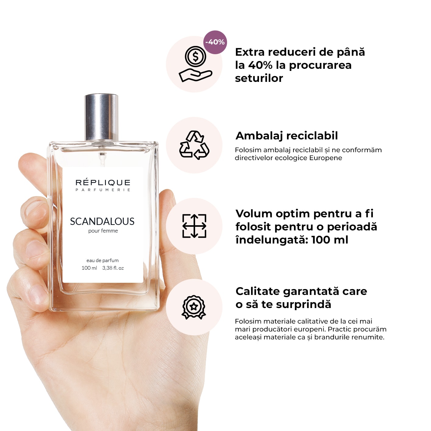 Beneficii replica parfum scandal JPG