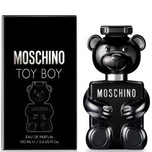 Parfum pentru barbati Toy Boy Moschino cu ambalaj. Parfum ursulet
